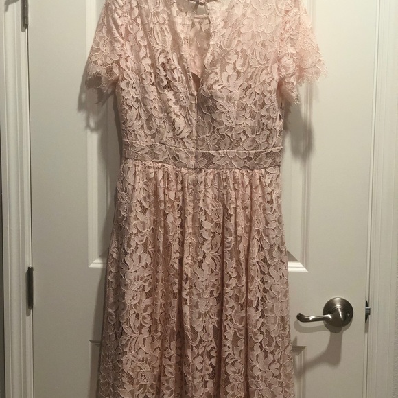 Eliza j lace fit and flare lace dress - Picture 3 of 3